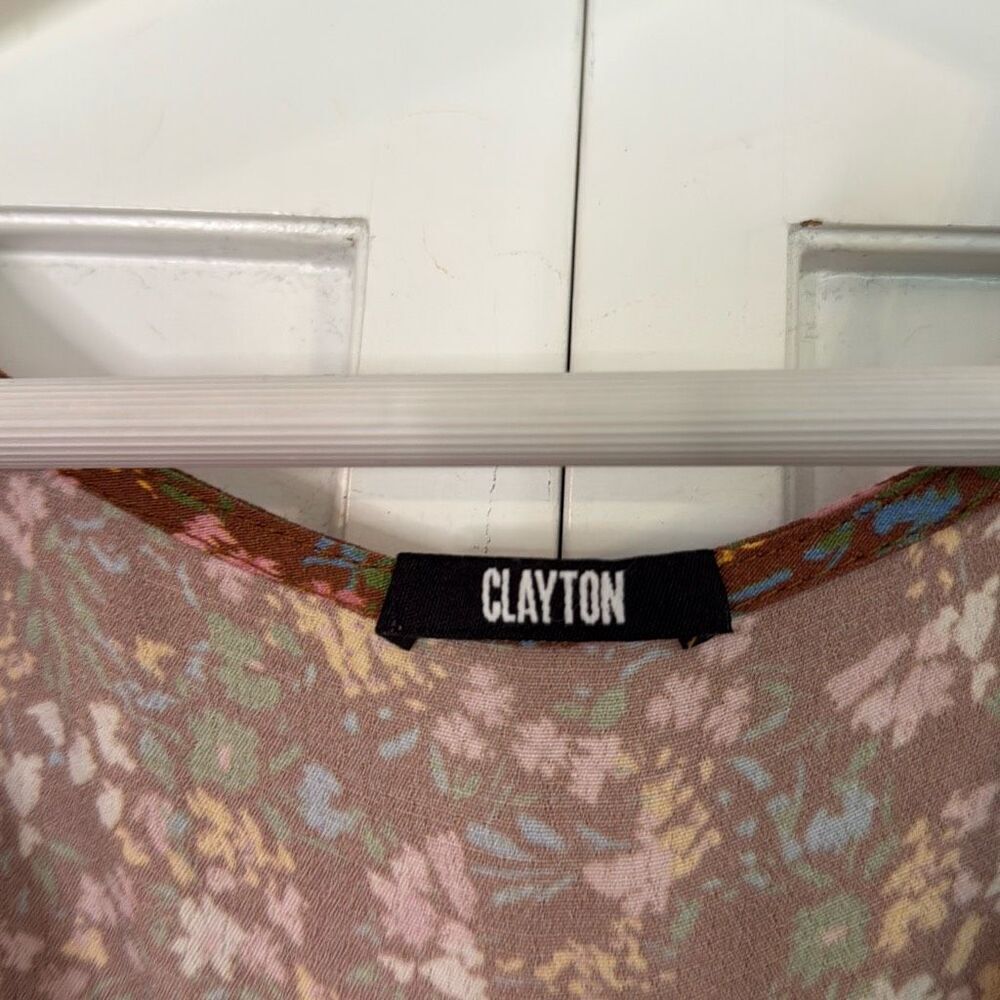 Clayton X Revolve ditsy floral long sleeve dress small - Picture 4 of 9